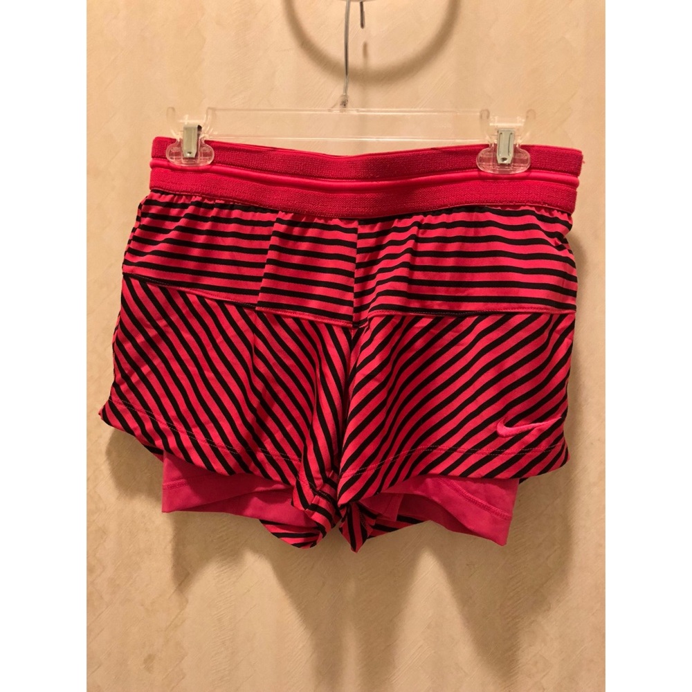 Nike dri-fit running shorts with under spandex!